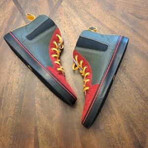 Creative Recreation Ponti High-Top Sneakers Men’s 12 Red Suede & Olive Leather